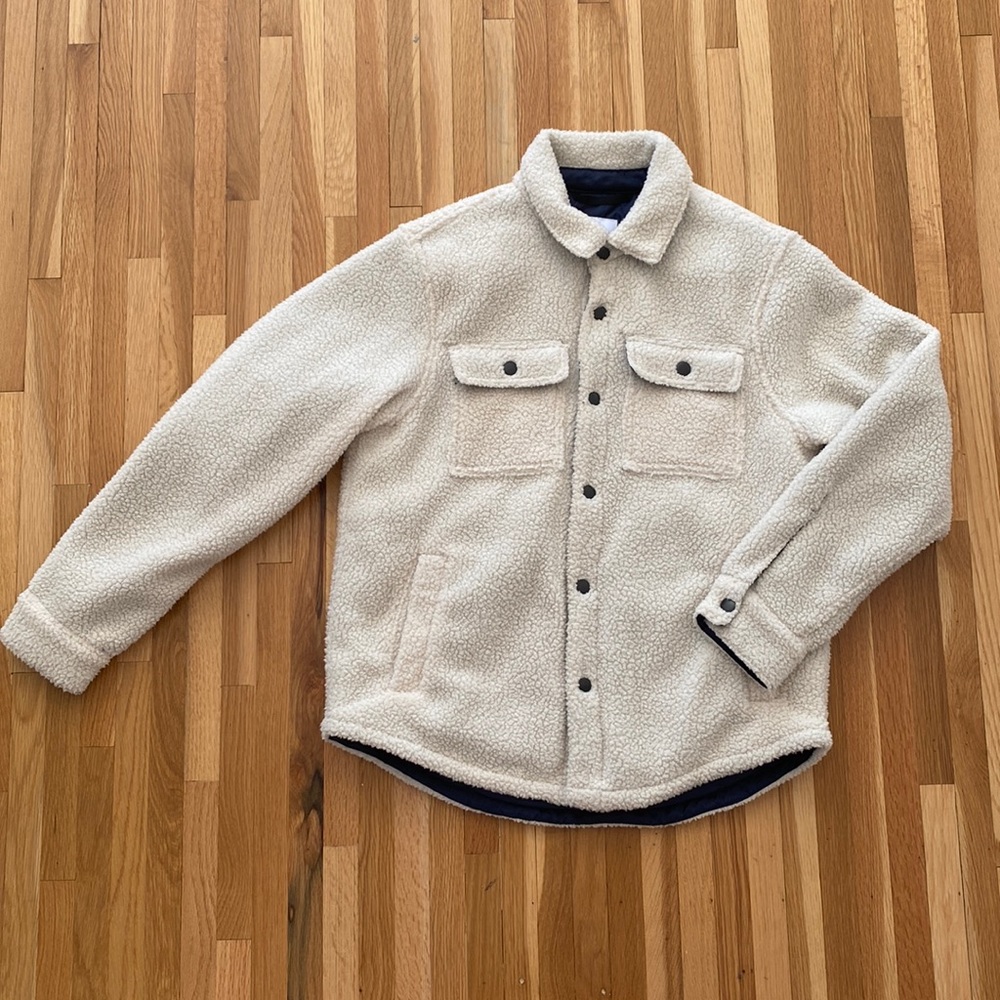 Sherpa Button Front Jacket